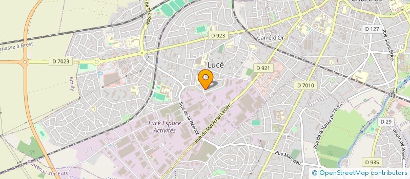 localisation de l'entreprise SCI DU THYMERAIS à LUCE