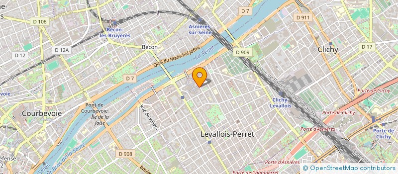 localisation de l'entreprise SCI DU TIBIOLLAY à LEVALLOIS-PERRET