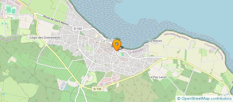 localisation de l'entreprise SCI DU TIGRE  LA FLOTTE