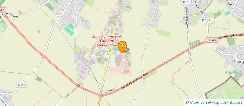 localisation de l'entreprise SCI DU TIGRE BLANC à CAMBRAI