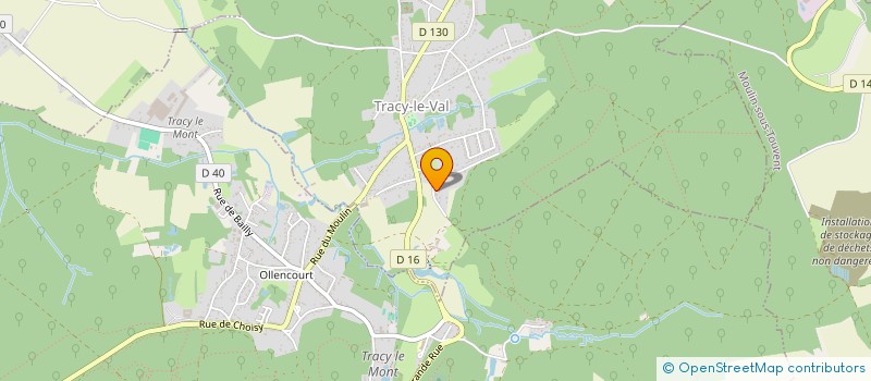 localisation de l'entreprise SCI DU TILIA  SAINT-CREPIN-AUX-BOIS