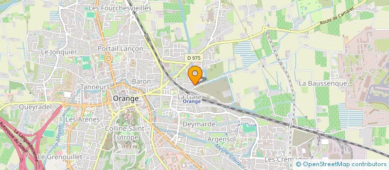 localisation de l'entreprise SCI DU TILLET  ORANGE