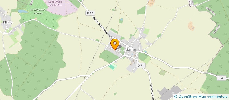 localisation de l'entreprise SCI DU TILLEUIL à MARON