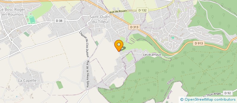 localisation de l'entreprise SCI DU TILLEUL  SAINT-OUEN-DU-TILLEUL