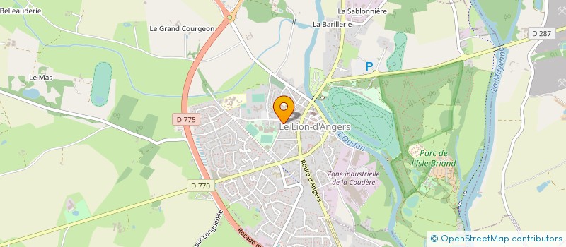 localisation de l'entreprise SCI  DU TILLEUL  LE LION D'ANGERS