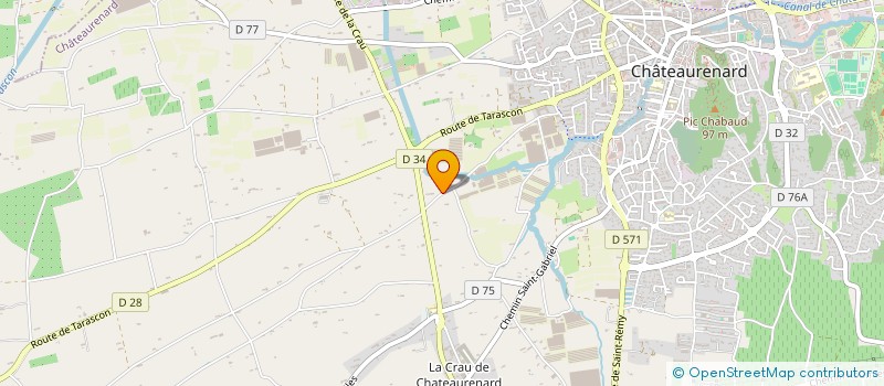 localisation de l'entreprise SCI DU TILLEUL à CHATEAURENARD