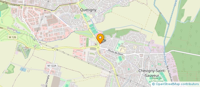 localisation de l'entreprise SCI DU TILLEUL  CHEVIGNY-SAINT-SAUVEUR