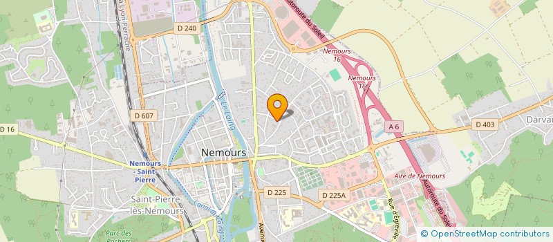 localisation de l'entreprise SCI DU TILLEUL  NEMOURS