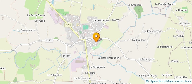 localisation de l'entreprise SCI DU TILLEUL  BAIS