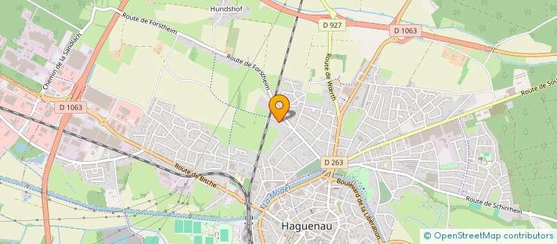 localisation de l'entreprise SCI DU TILLEUL  HAGUENAU