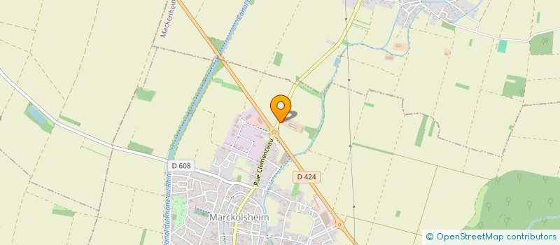 localisation de l'entreprise SCI DU TILLEUL  MARCKOLSHEIM