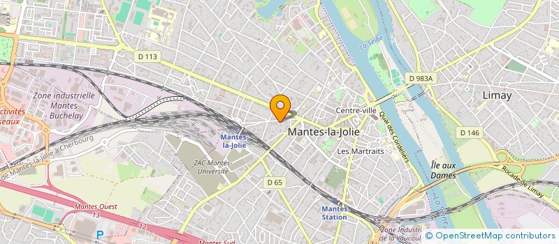 localisation de l'entreprise SCI DU TILLEUL  MANTES-LA-JOLIE