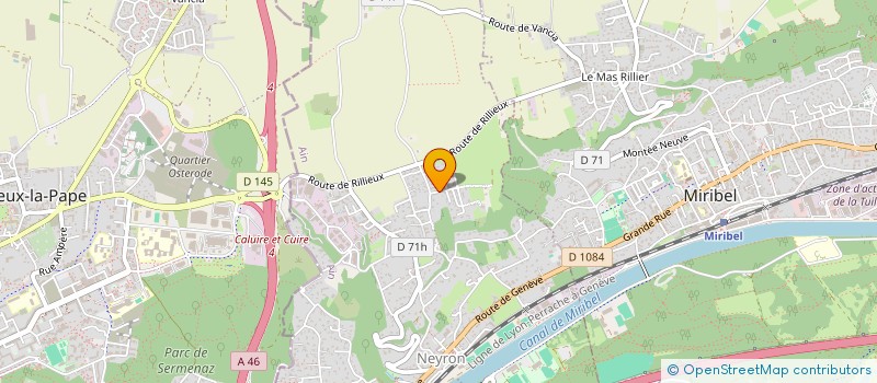 localisation de l'entreprise SCI DU TILLEUL  NEYRON