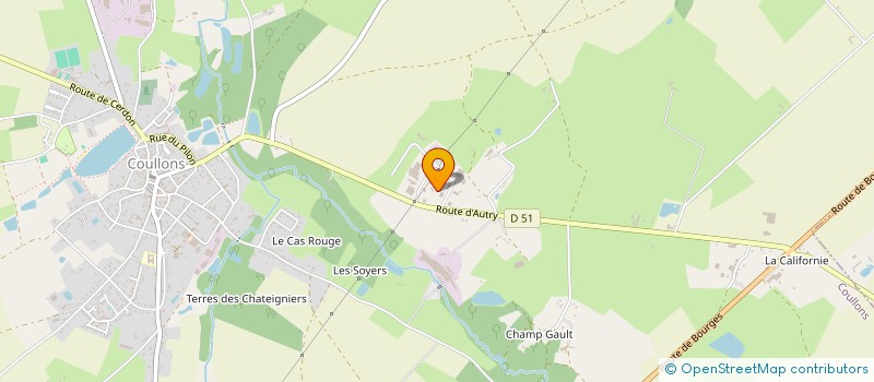 localisation de l'entreprise SCI DU TILLEUL à COULLONS