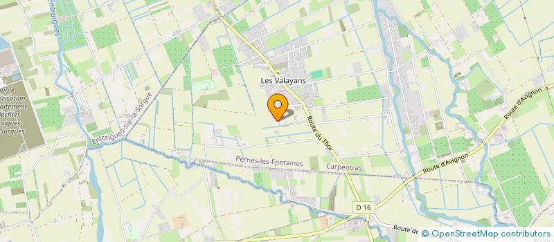 localisation de l'entreprise SCI DU TILLEUL  PERNES-LES-FONTAINES