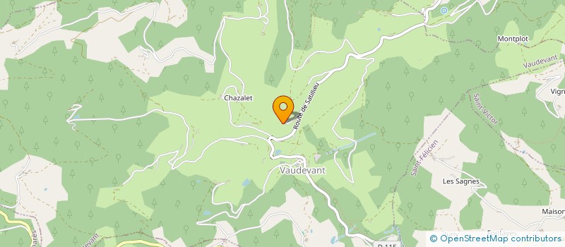 localisation de l'entreprise SCI DU TILLEUL  VAUDEVANT