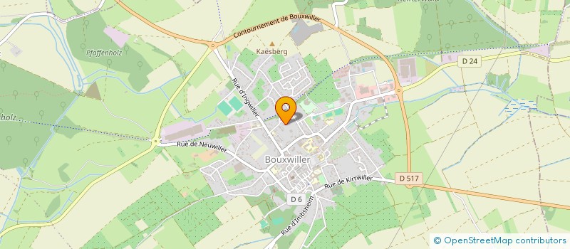 localisation de l'entreprise SCI DU TILLEUL  BOUXWILLER