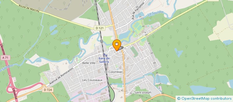 localisation de l'entreprise SCI DU TILLEUL ARGENTE  SALBRIS