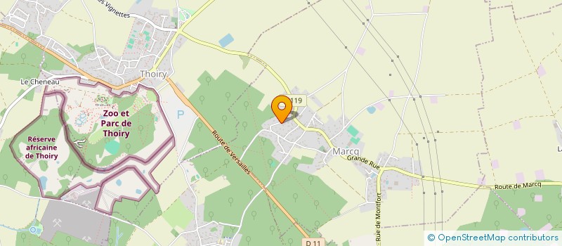 localisation de l'entreprise SCI DU TILLEUL DE CLARA  MARCQ