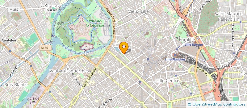 localisation de l'entreprise SCI DU TILLEUL JOUE  LILLE