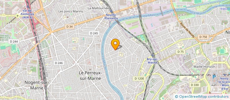 localisation de l'entreprise SCI DU TILLEUL MANHEL à BRY-SUR-MARNE