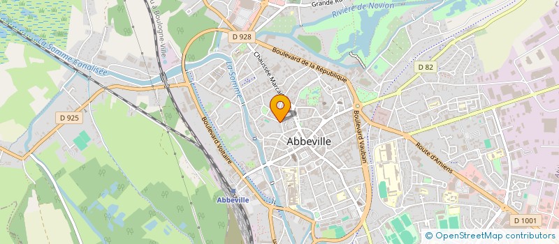 localisation de l'entreprise SCI DU TILLOY à ABBEVILLE