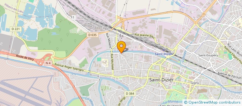 localisation de l'entreprise SCI DU TILT à SAINT-DIZIER