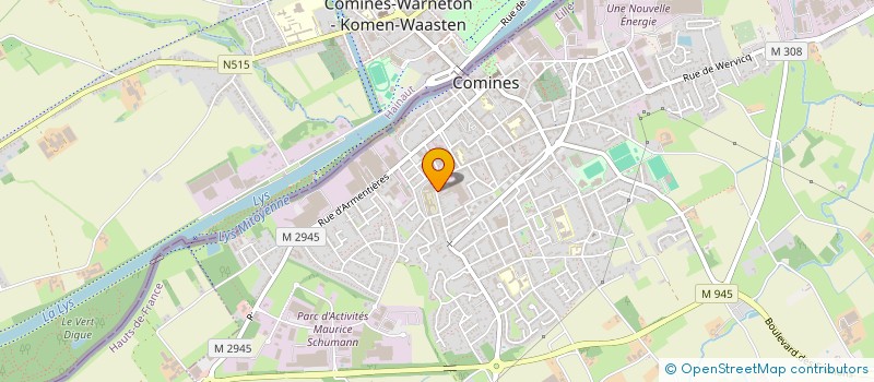 localisation de l'entreprise SCI DU TISSAGE  COMINES