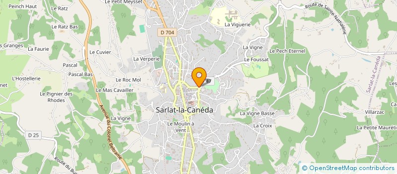 localisation de l'entreprise SCI DU TITOU à SARLAT-LA-CANEDA