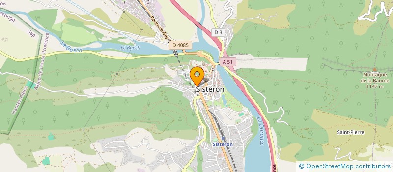 localisation de l'entreprise SCI DU TIVOLI  SISTERON