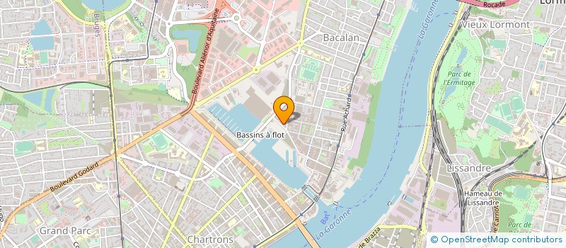 localisation de l'entreprise SCI DU TOBOGGAN  BORDEAUX