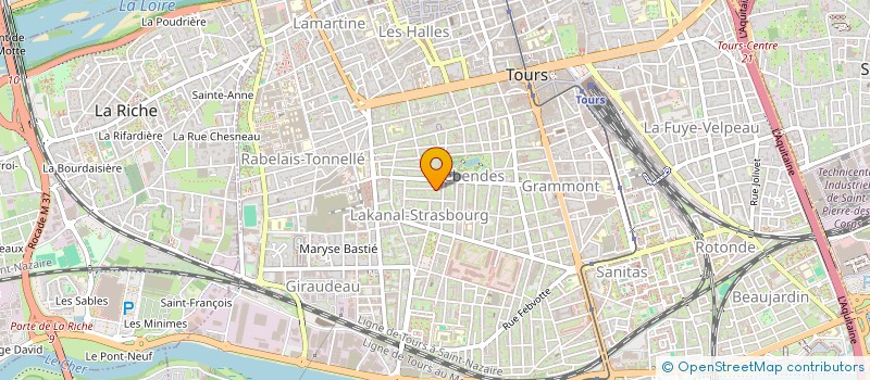 localisation de l'entreprise SCI DU TOBOSO  TOURS