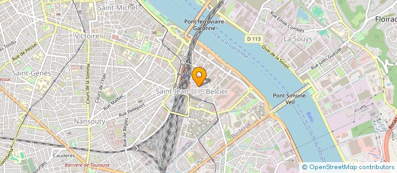 localisation de l'entreprise SCI DU TOIT PENTU  BORDEAUX