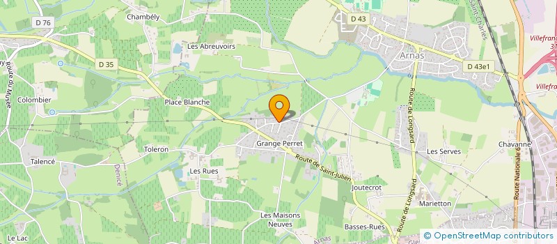 localisation de l'entreprise SCI DU TOLERON  ARNAS