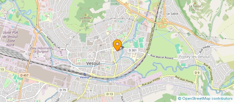 localisation de l'entreprise SCI DU TOMI à VESOUL