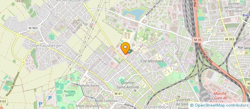 localisation de l'entreprise SCI DU TONNELET ROUGE  OBERHAUSBERGEN