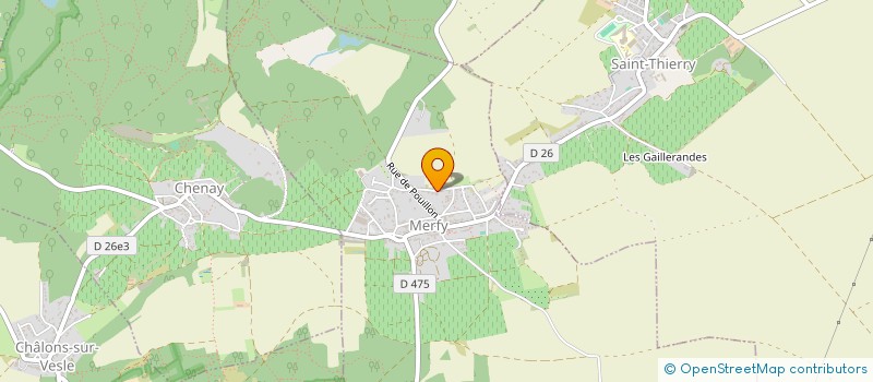 localisation de l'entreprise SCI DU TORRENT DES CHAVANTS  MERFY