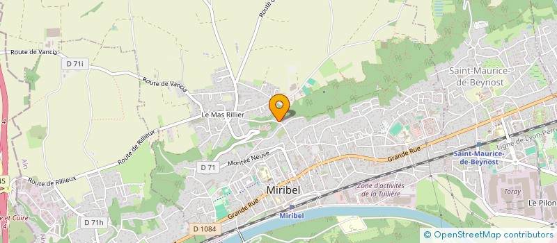 localisation de l'entreprise SCI DU TOTEMME à MIRIBEL