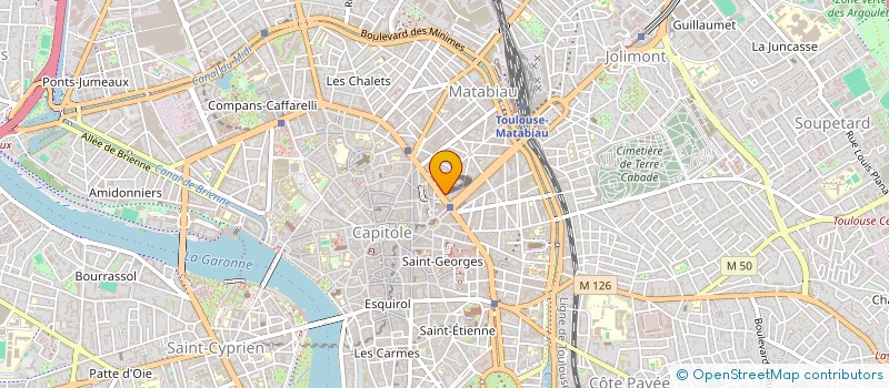 localisation de l'entreprise SCI DU TOUL à TOULOUSE