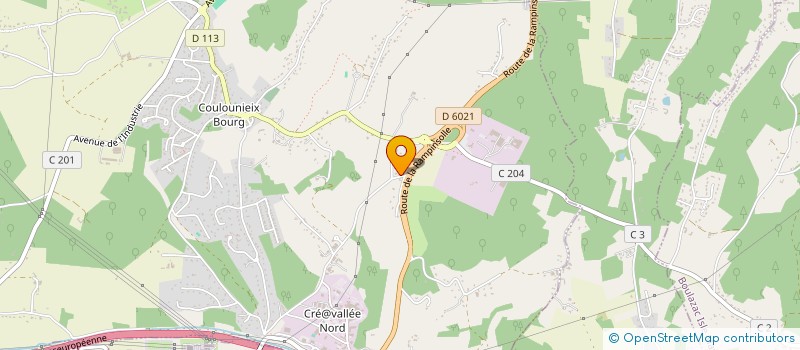 localisation de l'entreprise SCI DU TOULON 91 ET 93 RUE PIERRE SEMARD  COULOUNIEIX-CHAMIERS