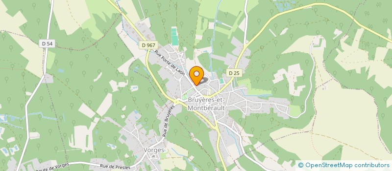 localisation de l'entreprise SCI DU TOUR DE VILLE  LAVAL-EN-LAONNOIS