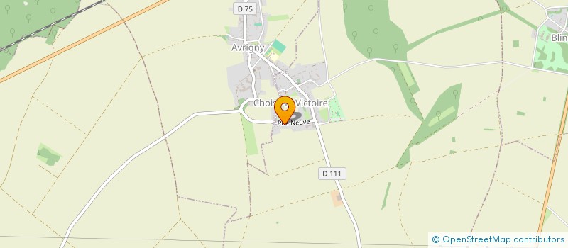 localisation de l'entreprise SCI DU TOUR DE VILLE  CHOISY-LA-VICTOIRE