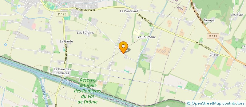 localisation de l'entreprise SCI DU TOUREAU  ALLEX