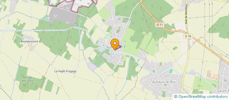 localisation de l'entreprise SCI DU TOURINIER  VILLIERS-LE-MAHIEU