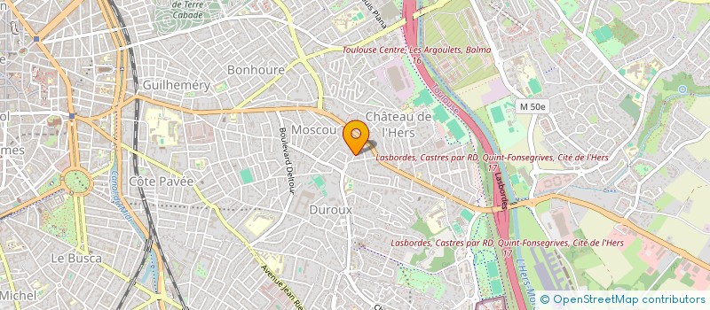 localisation de l'entreprise SCI DU TOURMALET à TOULOUSE