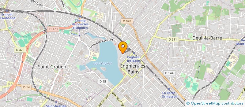 localisation de l'entreprise SCI DU TOURNANT à ENGHIEN-LES-BAINS