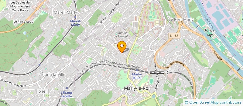 localisation de l'entreprise SCI DU TOURNEBRIDE  MARLY-LE-ROI