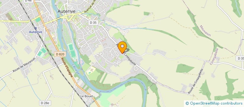 localisation de l'entreprise SCI DU TOURNIE  AUTERIVE