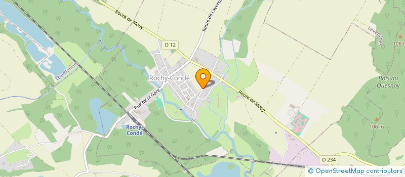 localisation de l'entreprise SCI DU TOURNIQUET  ROCHY-CONDE