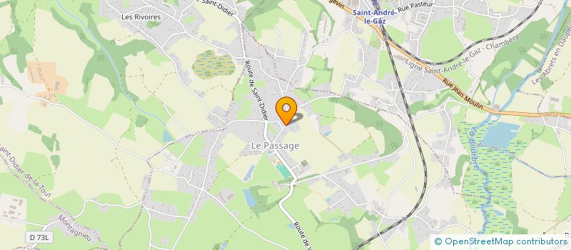 localisation de l'entreprise SCI DU TRAMOLEY  LE PASSAGE